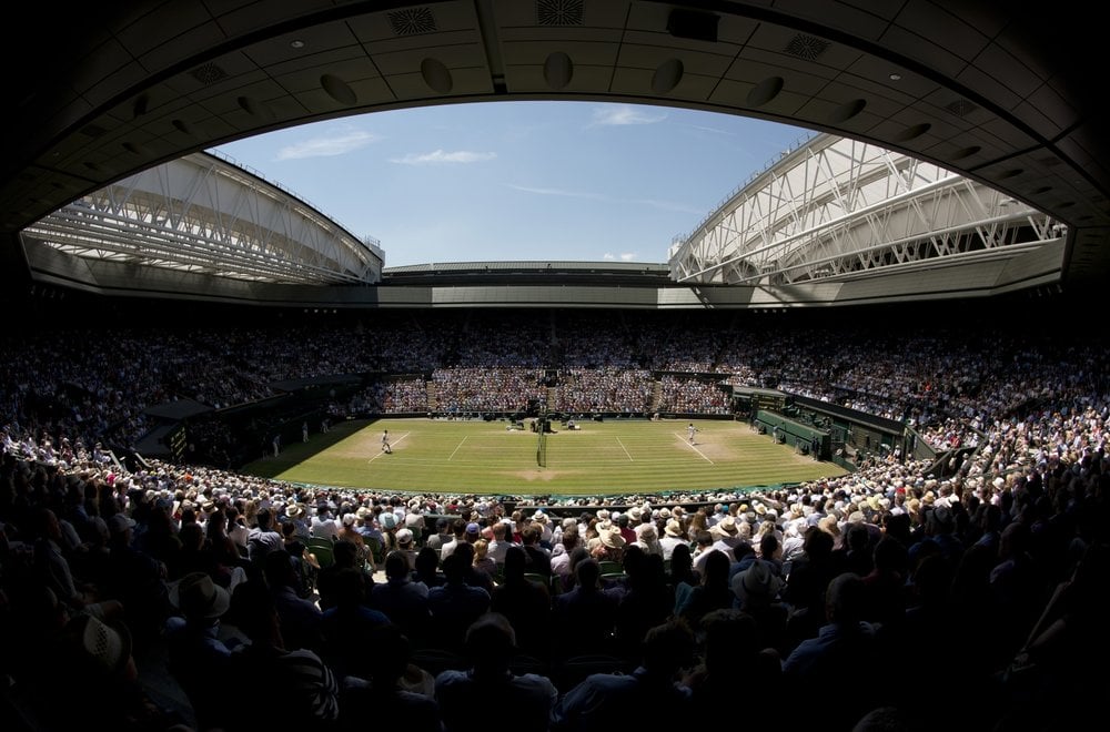 Fogadóelőny a wimbledoni tető alatt